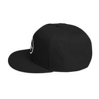 Image 3 of Snapback Hat - Black