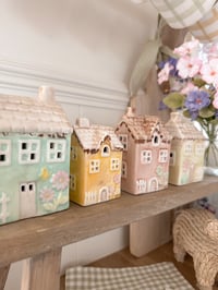 Image 1 of Pastel Ceramic Houses ( Set or Singles )