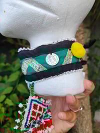 Image 3 of Fez choker pompom triangle