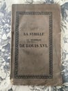 La Sibylle au tombeau de Louis XVI, ouvrage très rare de Melle Lenormand, Ed. Originale! 1816