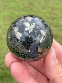 Image 11 of Pyrite In Magnetite Sphere #1607