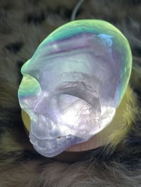 Image 10 of Rainbow Fluorite Crystal Skull #1965