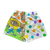Image 2 of Smurf Polka Shorts - Size 3