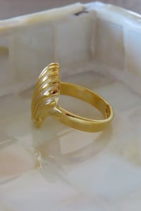 Image 2 of Gold Scallop Shell Ring
