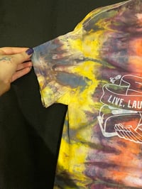 Image 2 of SMALL Live Laugh Toaster Bath Tie Dye Shirt