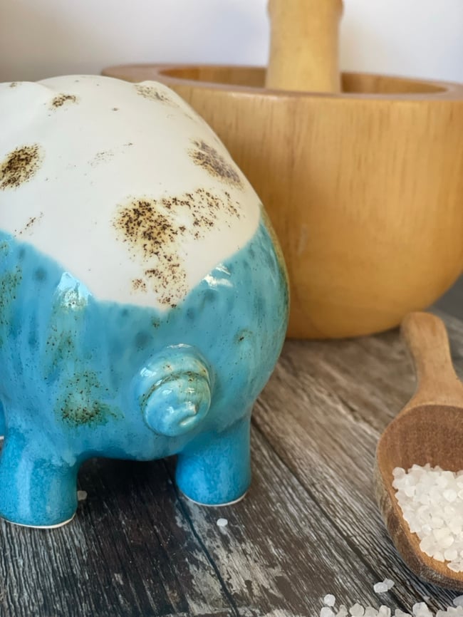 Salt Pig - turquoise 