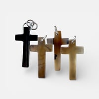 Image 1 of Gemstone Cross Necklaces - Choose From 4 Options (#13) 