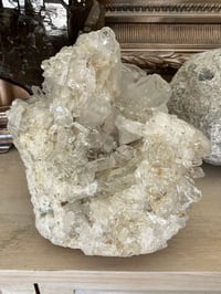 Image 13 of Large Clear Quartz Points Cluster Statement Piece #2133