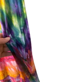 Image 4 of XXL Knit Pocket Tank Dress in Euphoria Spiral Ice Dye