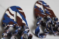 Image 2 of Cheyenne 2 (Navy Blue/Chocolate Brown/White)