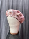 Holly Stalder Quilted Vintage Fabric Floral Beret 