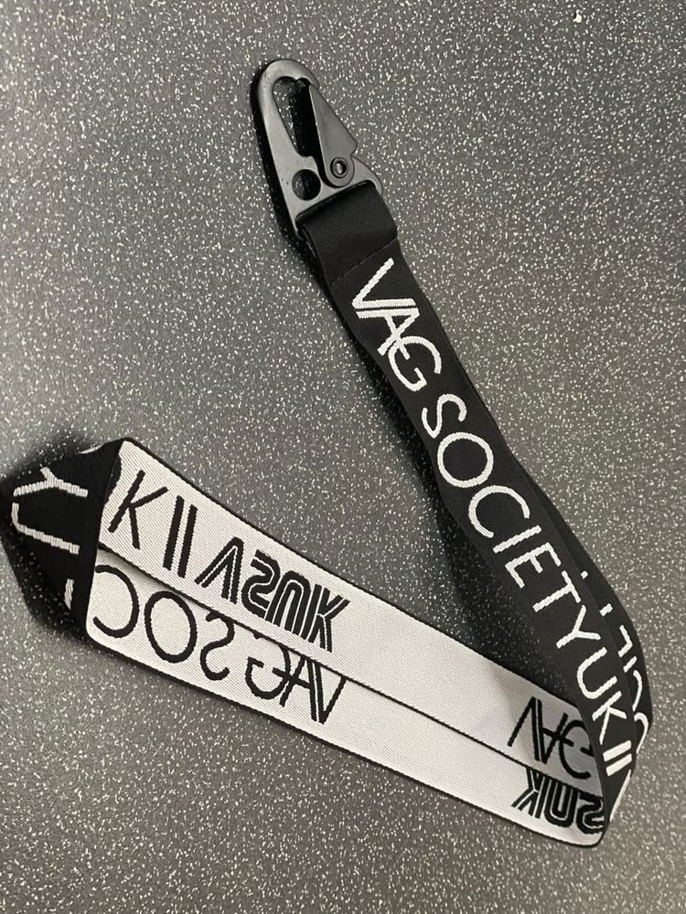 Image of VAGSocietyUK//VSUK Black Lanyard