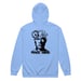 Image of Zip-Up Unisex Logo Back Hoodie 