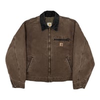 Image 1 of Vintage 90s Carhartt Detroit Jacket - Brown