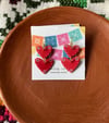 Corazón dangles | cazuelita de barro inspired 