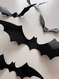 Image 3 of Bats - Set of 5 (wall decor) 