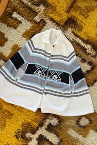 Image 3 of Vintage Aztec poncho one size (XS-2XL)