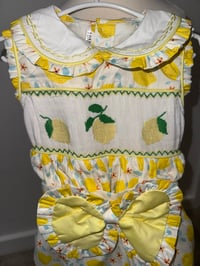 Image 2 of Lemon sleeveless romper 