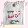 Property of Andy