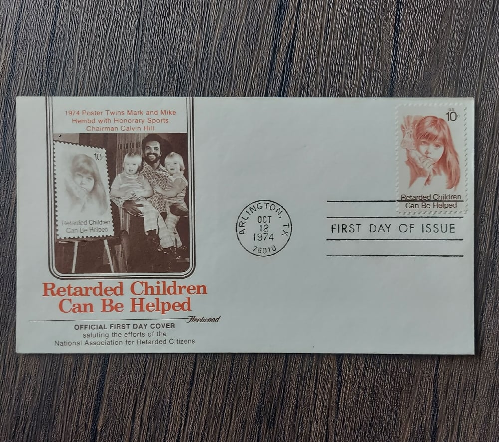 Retarded Children Can Be Helped - Stamp Cachets