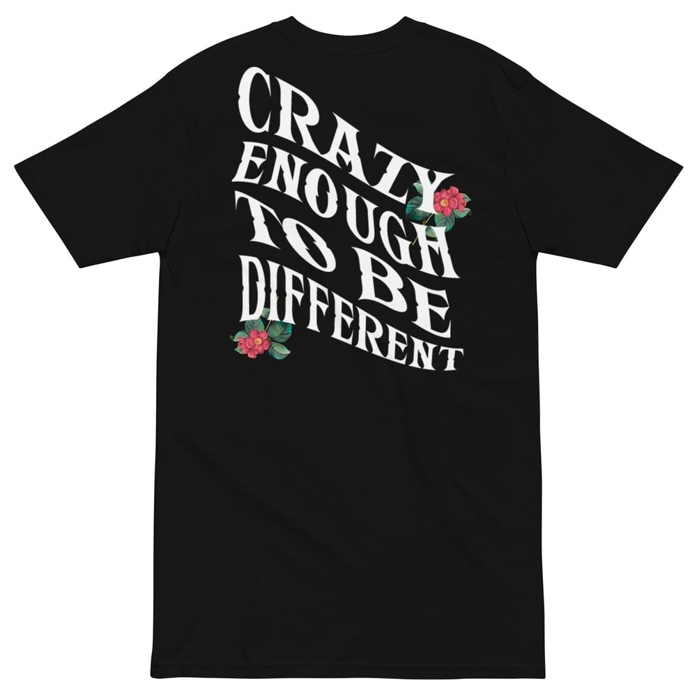 Image of Crazy Enough W/ Embroidery Black