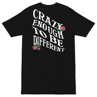 Image 1 of Crazy Enough W/ Embroidery Black