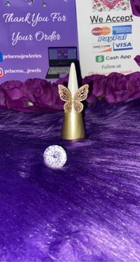 Image 5 of So Icy Butterfly Ring 