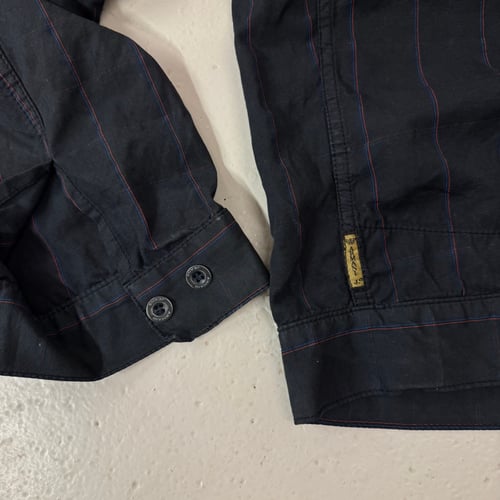 Image of 2000s Armani Jeans Plaid Jacket, Size Medium