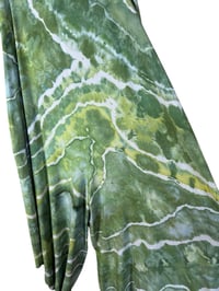 Image 4 of L Woven Wide-Leg Jumpsuit with Pockets in Verdant Geode Ice Dye
