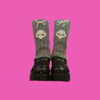 Image 1 of Skull Leg Warmers 