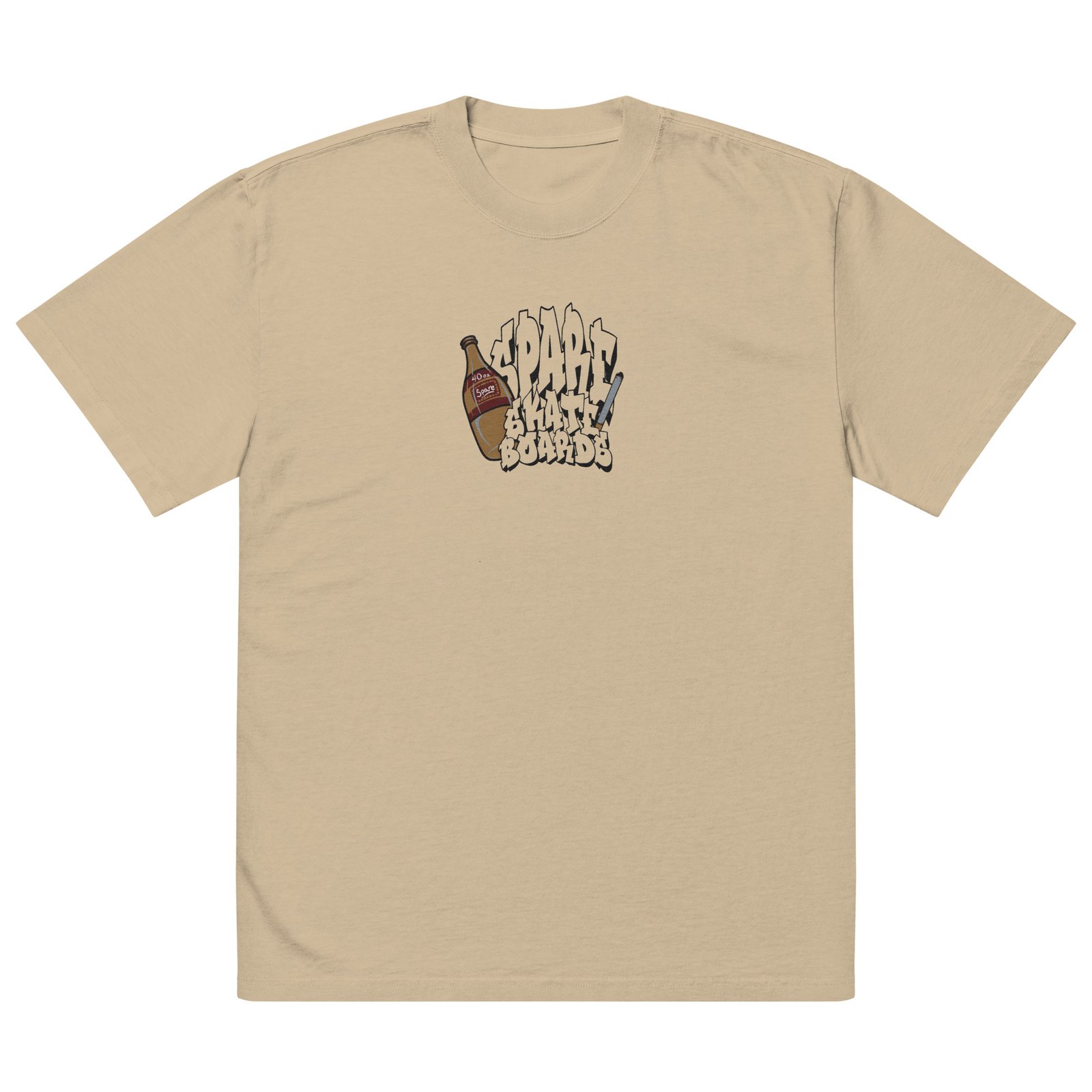 Spare oversized Embroidered faded t-shirt | All I Need