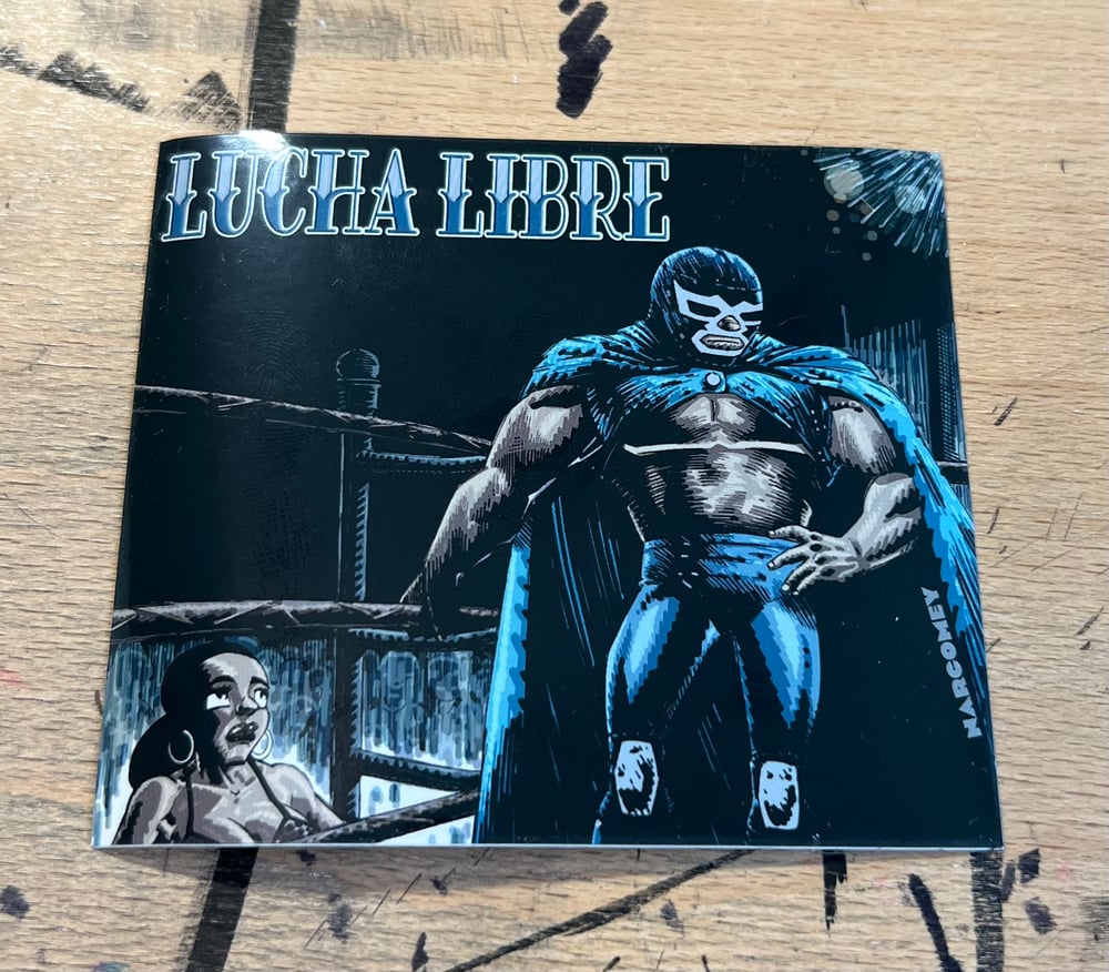 LUCHA LIBRE Blue Demon sticker