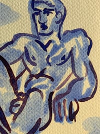 Image 2 of Watercolour ~ Blue Boys Series IX