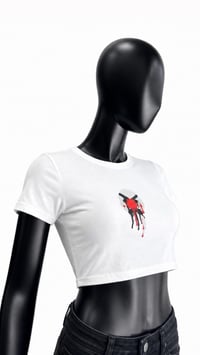 Image 2 of Mini No Name White Baby Tee