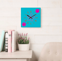 Image 4 of 10.75" square acrylic clock