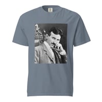 Image 6 of Nikola Tesla Portrait Unisex garment-dyed heavyweight t-shirt