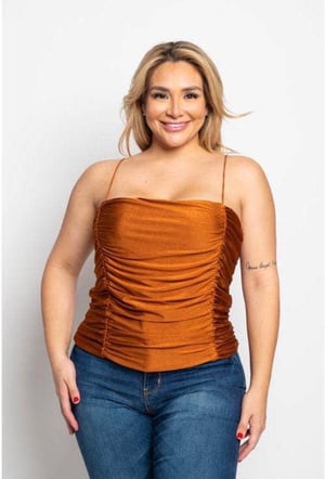 Image of Ruched Tank Top 