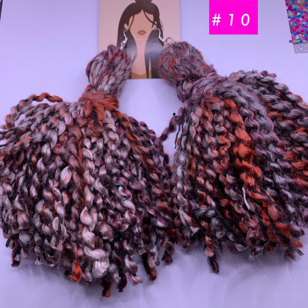 Image of Sweather weather yarn earrings
