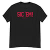 Men's Sic 'Em classic black tee