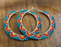 Sunny Skies Hoops Earrings