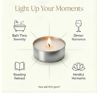 Image 2 of 50-pk 1oz women & men massage oil scented candles