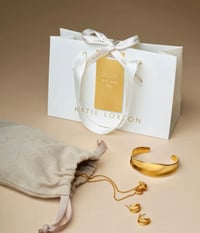 Image 2 of Katie Loxton Azura  Gold Waterproof T-Bar Bracelet