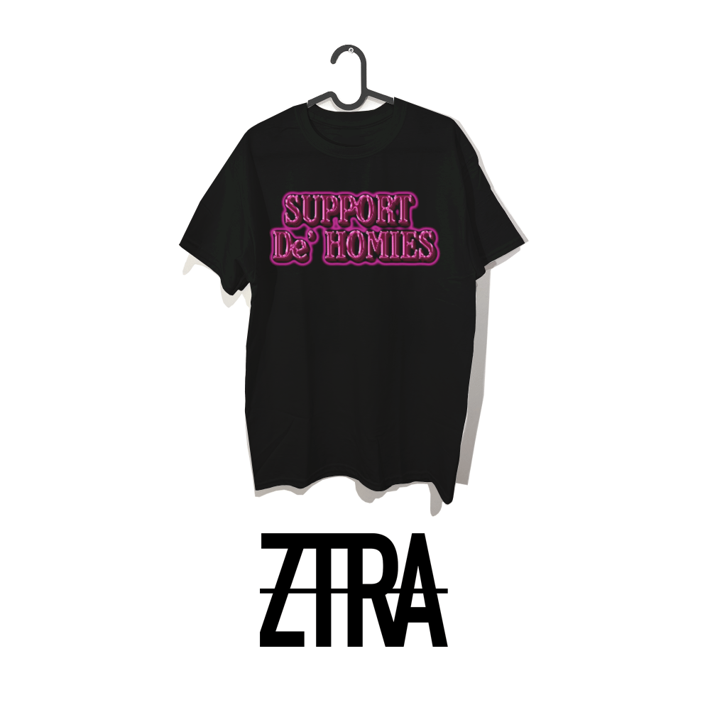 “Support De Homies In The Future” Tee — Pink