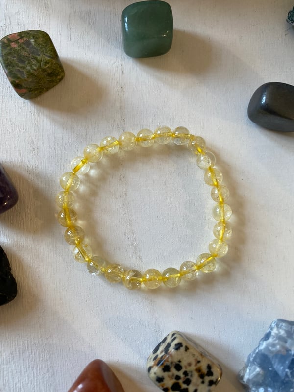 Image of 6mm Citrine Bracelet