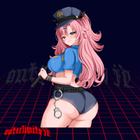 Nicole Hot Action Cop