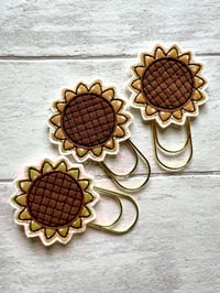 Image 1 of sunflower bookmark
