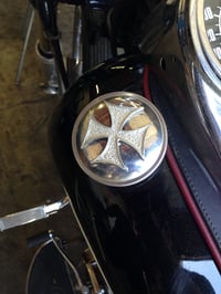 Image 2 of STUDIO FREE Ed Roth Water Decal iron cross(embossed)