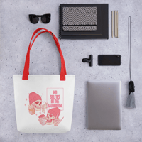 Image 3 of No selfies in the bathroom Tote bag