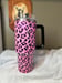 Image of #10 40oz Hot Pink Leopard Travler