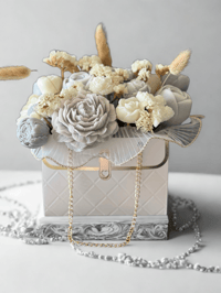 Image 1 of wax melt handbag bouquet